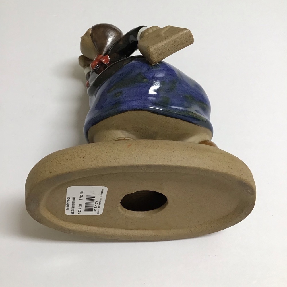 Rodo Padilla Mexican Artist Signed Sculpture Ceramic Girl Boss Woman on Phone - Picture 13 of 16